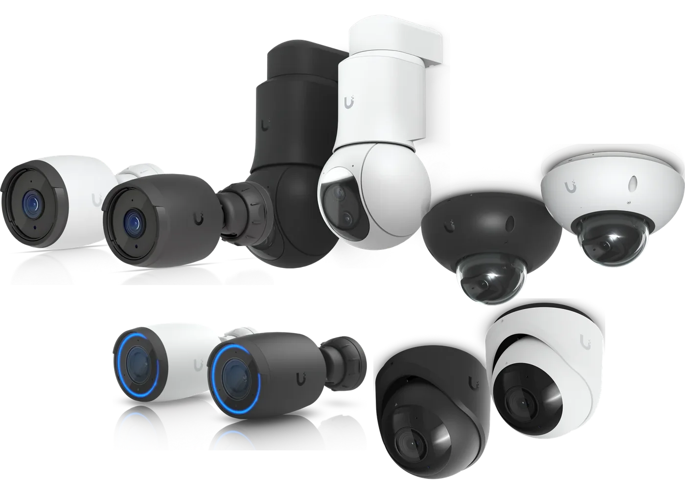 Ubiquiti UniFi G6 Bullet, G6 PTZ, G6 Dome, AI Pro and G6 Turret security cameras